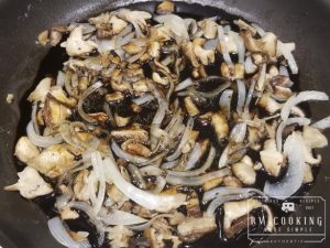 Grilled Flank Steak with Mushrooms and Onions