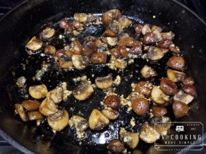 Skillet Parmesan Mushrooms